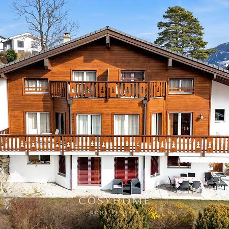 Chalet Des Alpes - Sunset View - Crans-Montana Exterior photo