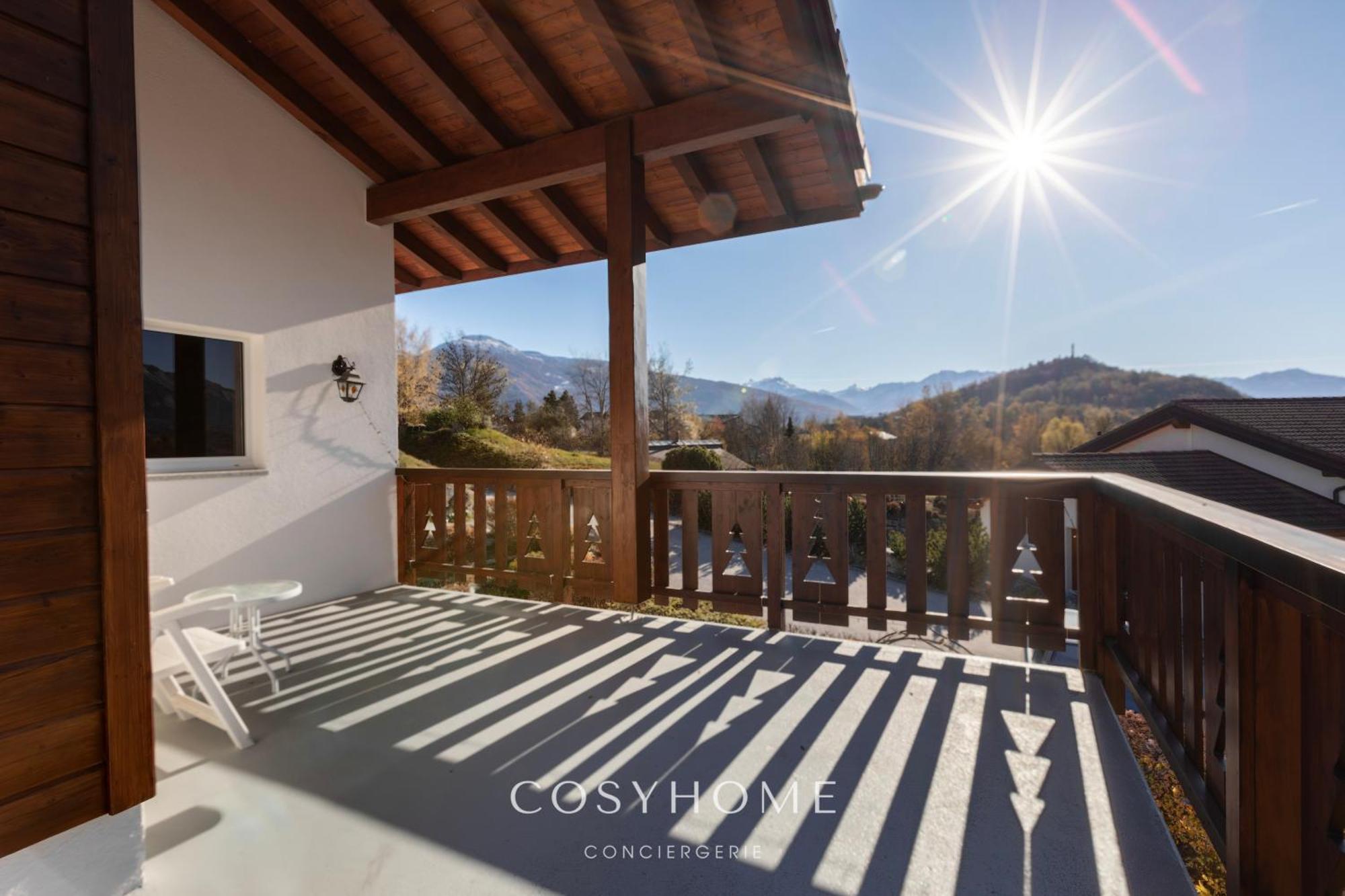 Chalet Des Alpes - Sunset View - Crans-Montana Exterior photo