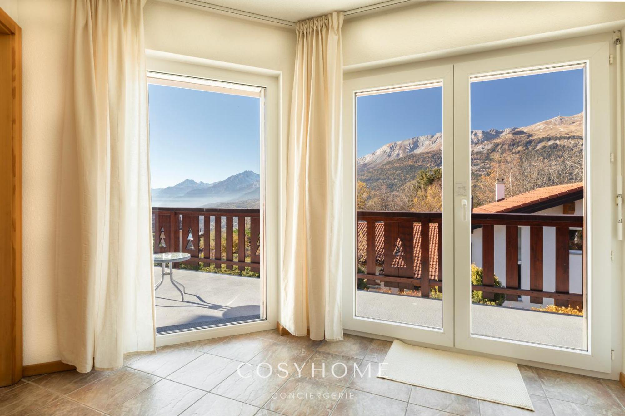 Chalet Des Alpes - Sunset View - Crans-Montana Exterior photo